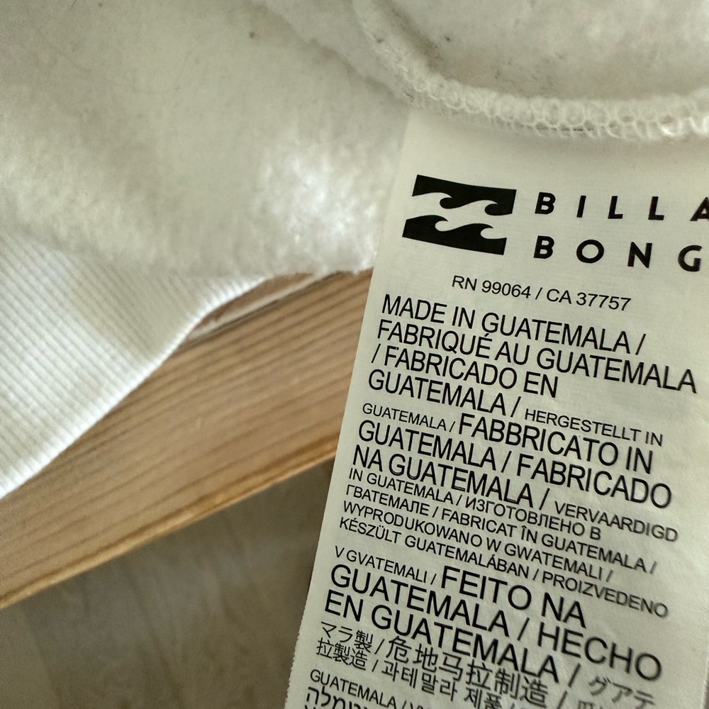 Billabong Cream and Pink Graphic Sweatshirt - Picture 6 of 6